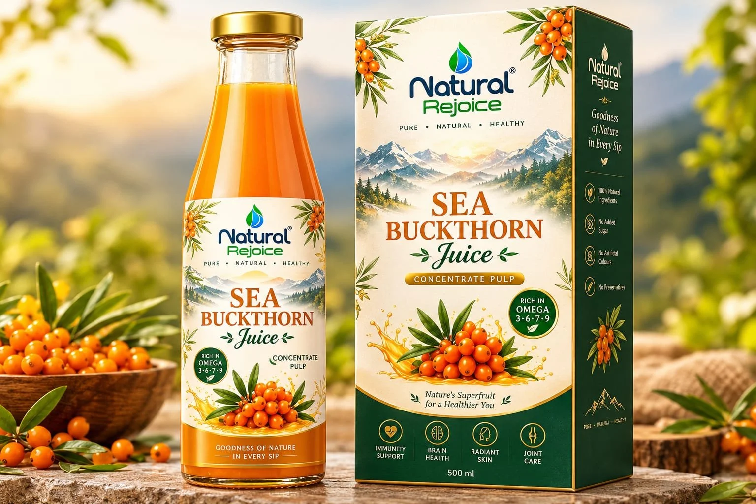 Natural Rejoice Sea Buckthorn Juice