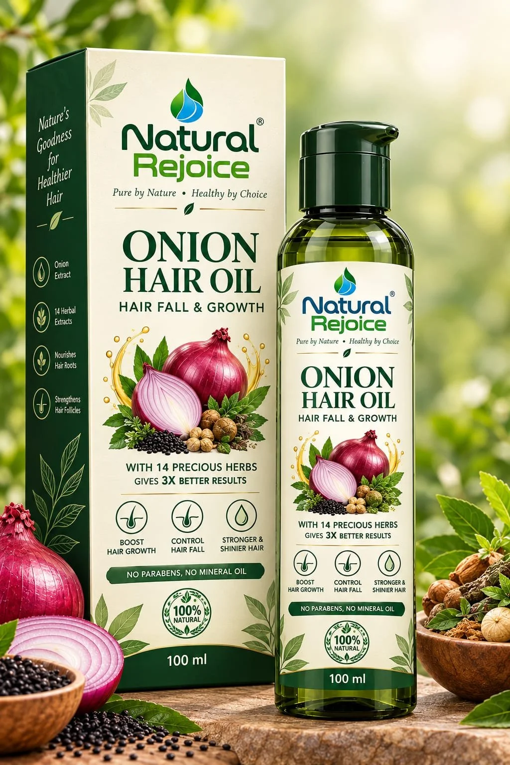 Natural Rejoice Onion Hair Oil