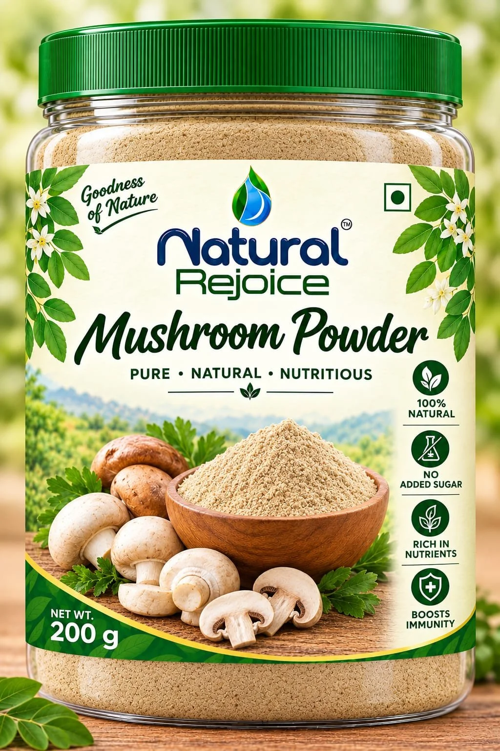 Natural Rejoice Premium Mushroom Powder