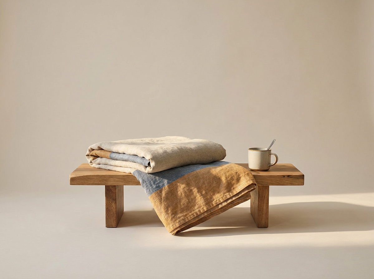 Linen Throw Blanket
