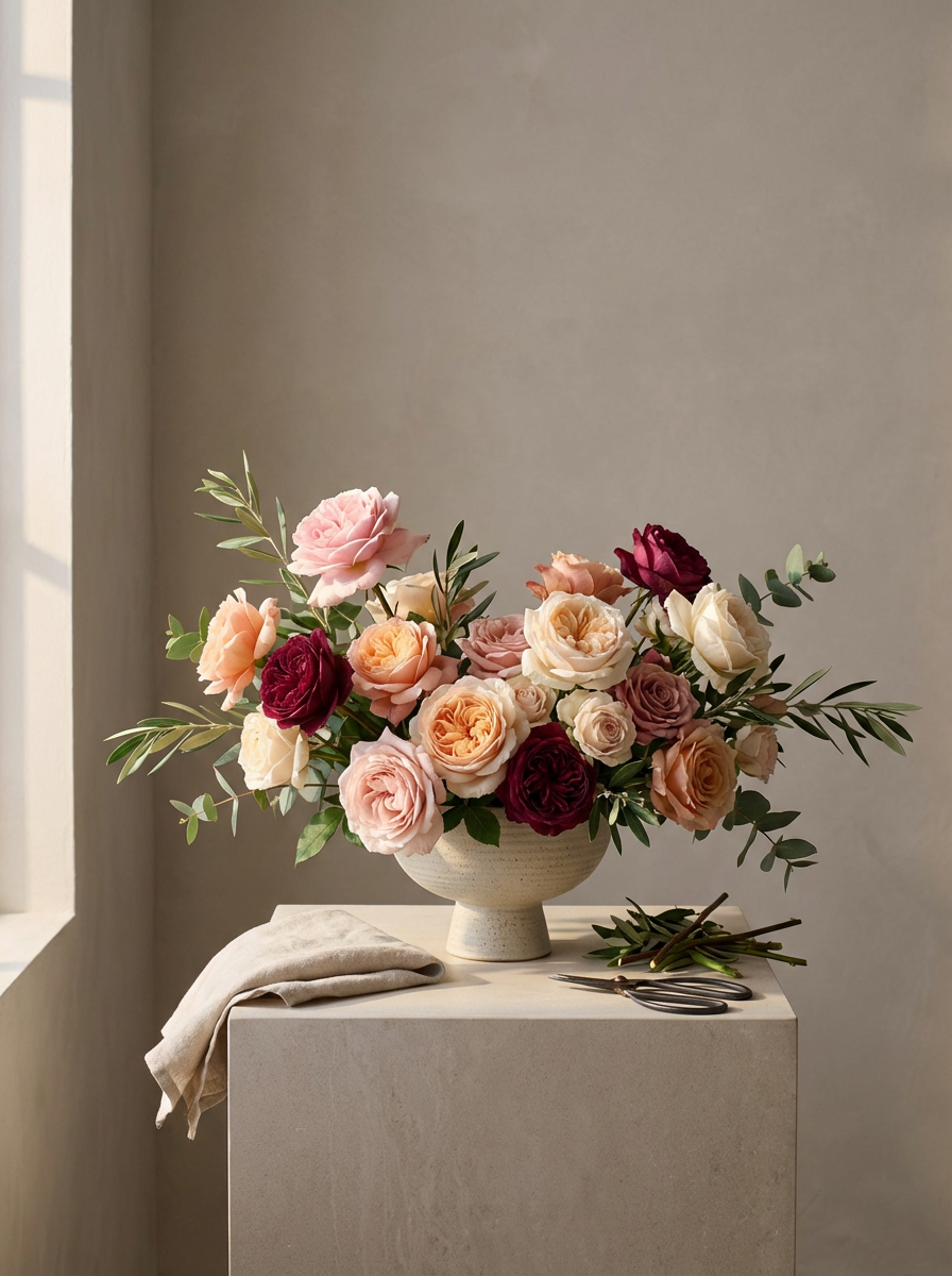 Garden Rose Centerpiece