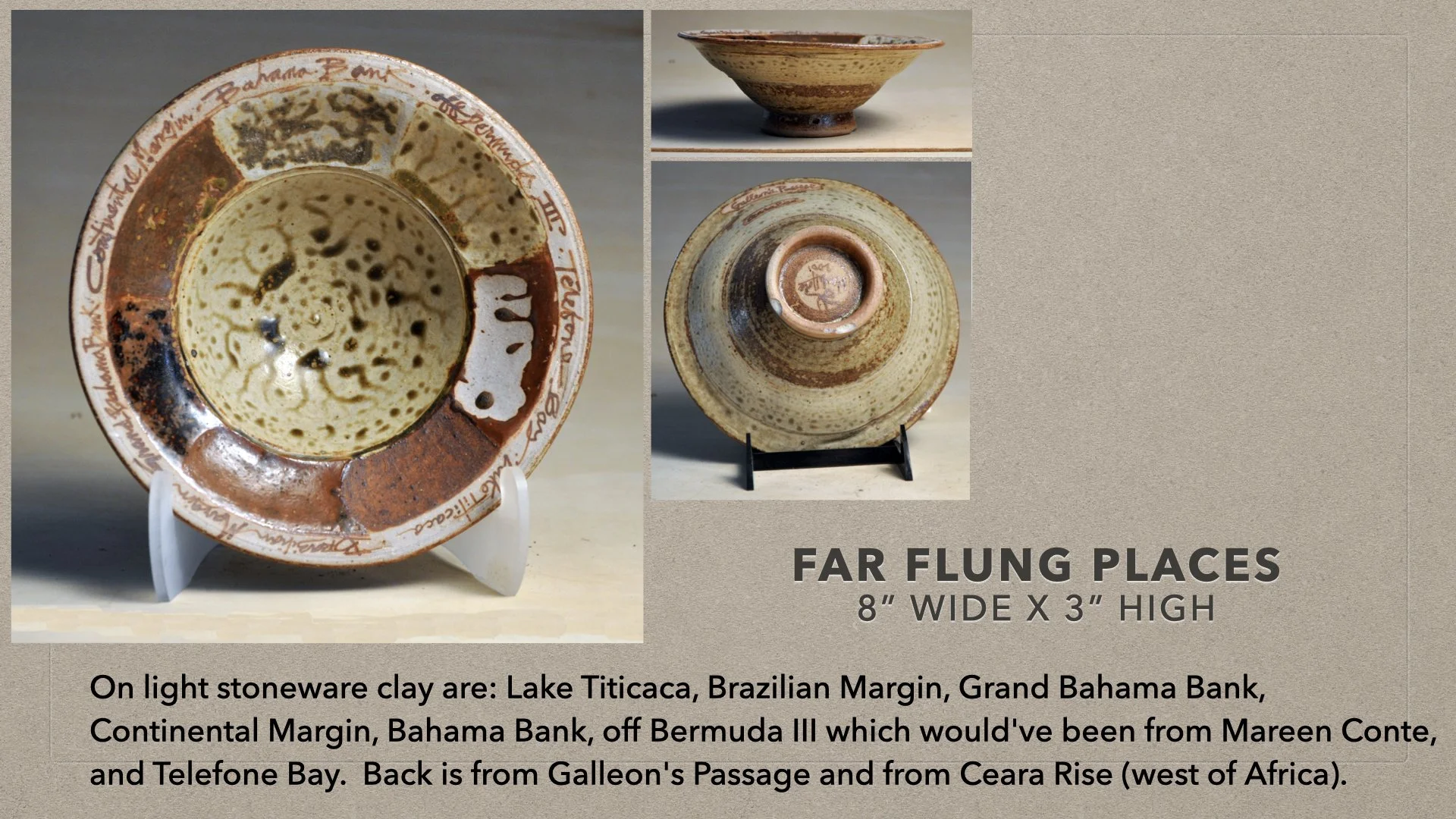 Lake Titicaca, Grand Bahama Banks, Brazil Margin