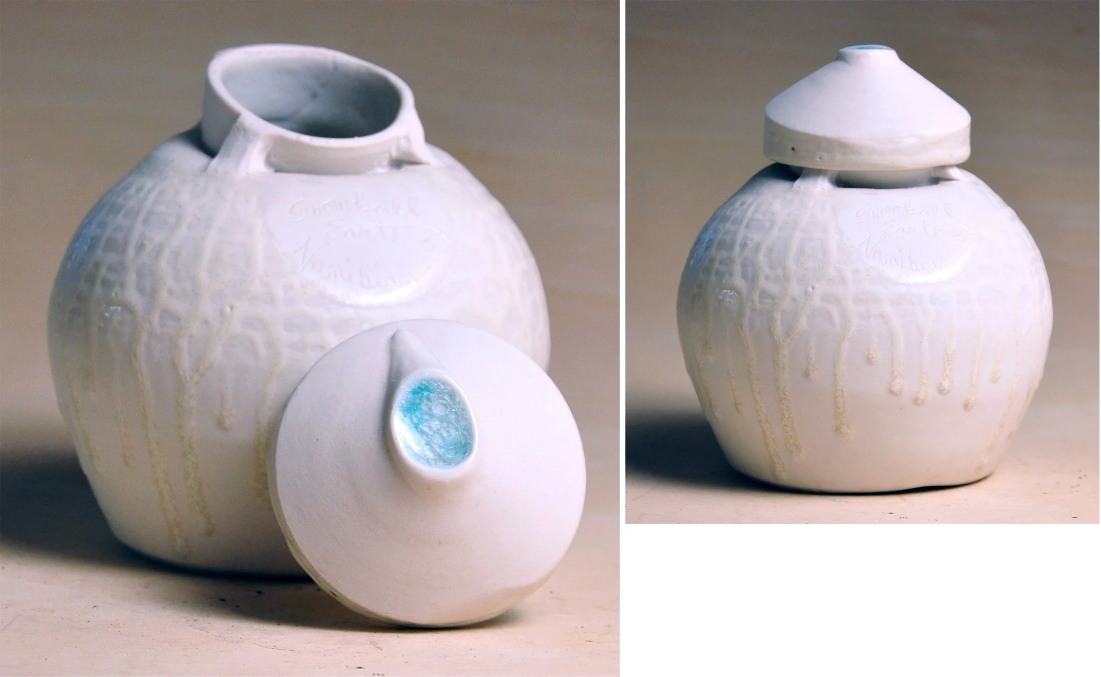 Namibian Rock on Porcelain