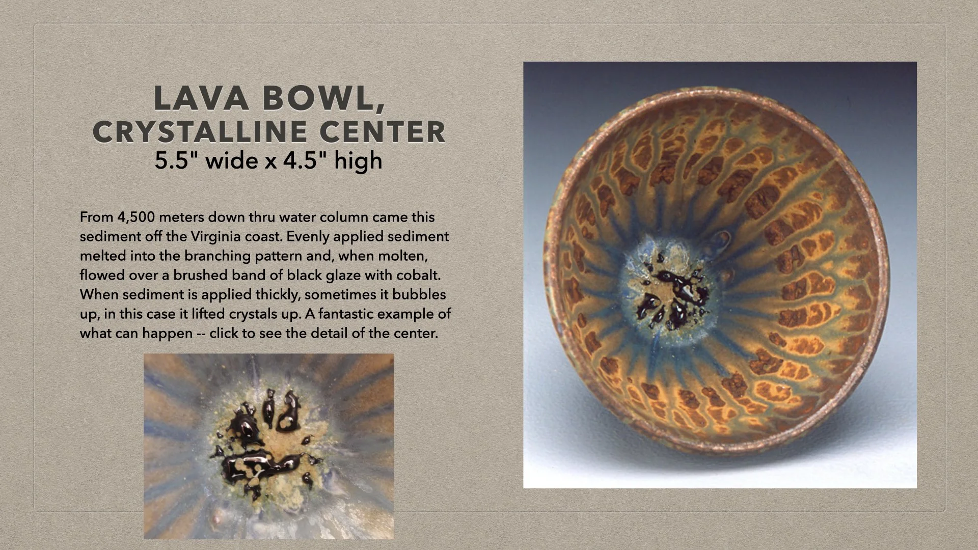 Lava Lifted Crystals - $1,650