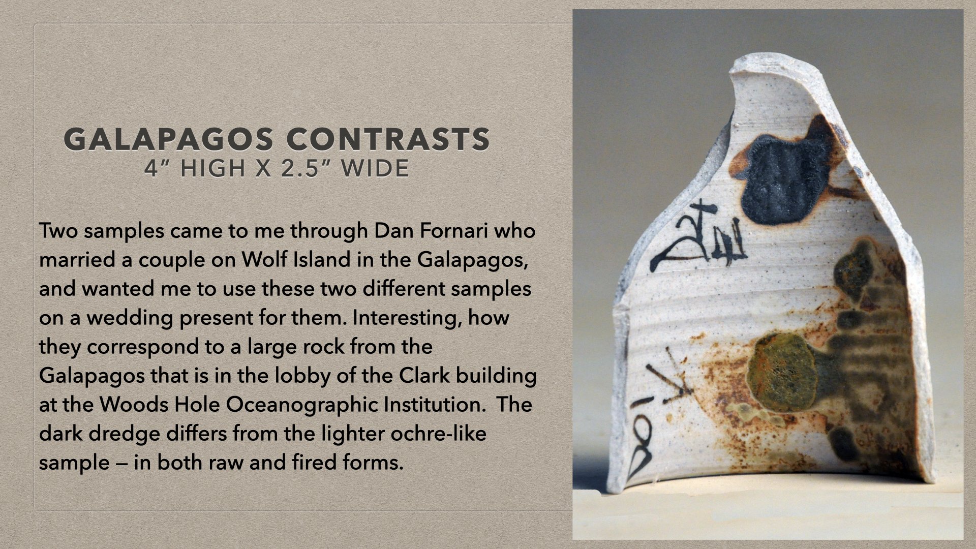 Two Galapagos samples