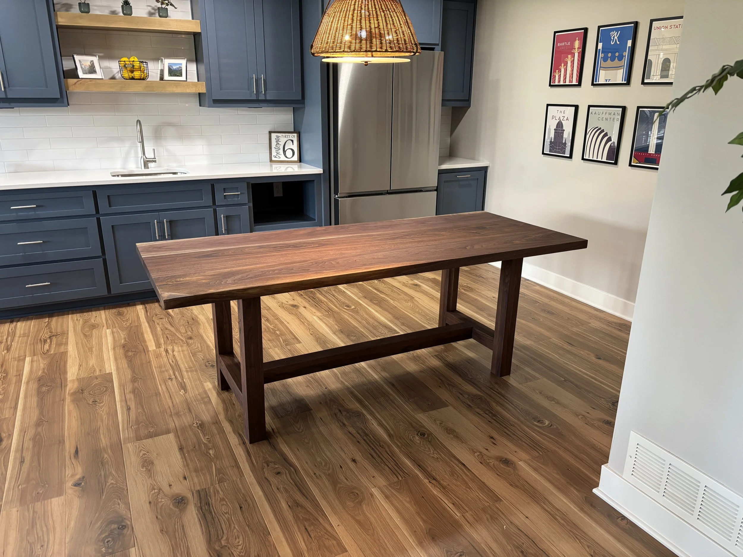 Rustic Walnut Table