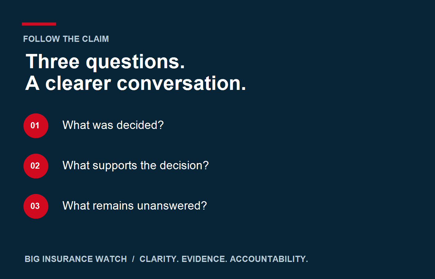 How we approach insurance accountability