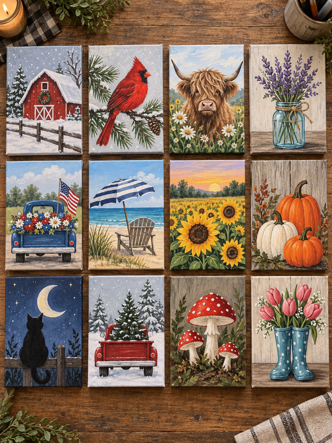 Monthly Mini Paint Mailer Box