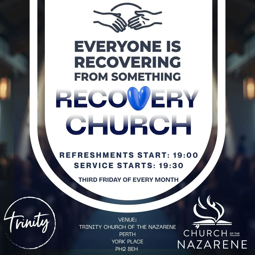 Recovery Church is back!

Because the truth is, everyone is recovering from something.

Come as you are and join us for a space of hope, honesty, community and faith.

📅 Third Friday of every month
🕢 19:30
📍 Trinity Church, Main Building

You&rsqu