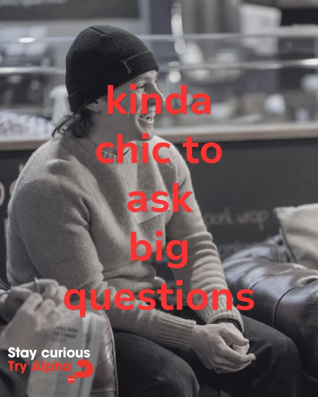 Big questions, good conversations &amp; exploring faith&hellip; kinda chic. ✨

Come and join us for the launch of Alpha on TONIGHT at 6-8pm. No pressure, just come as you are.
