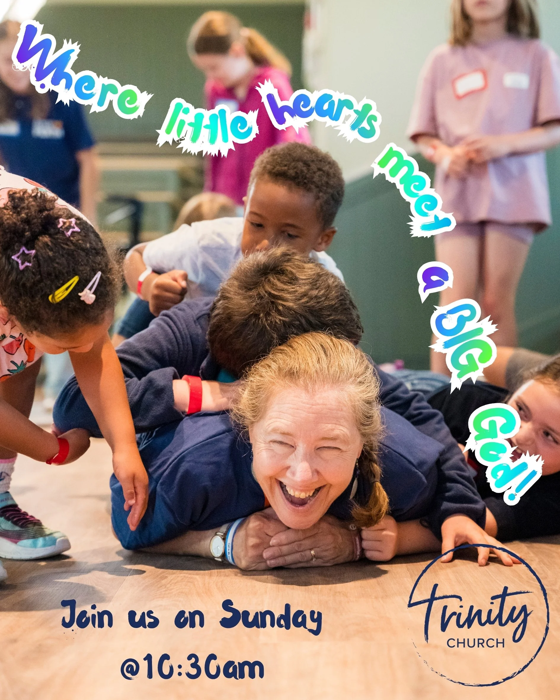 Come join the fun on Sunday at 10:30am! We have an exciting children and young people's programme for little hearts to learn about a BIG GOD!