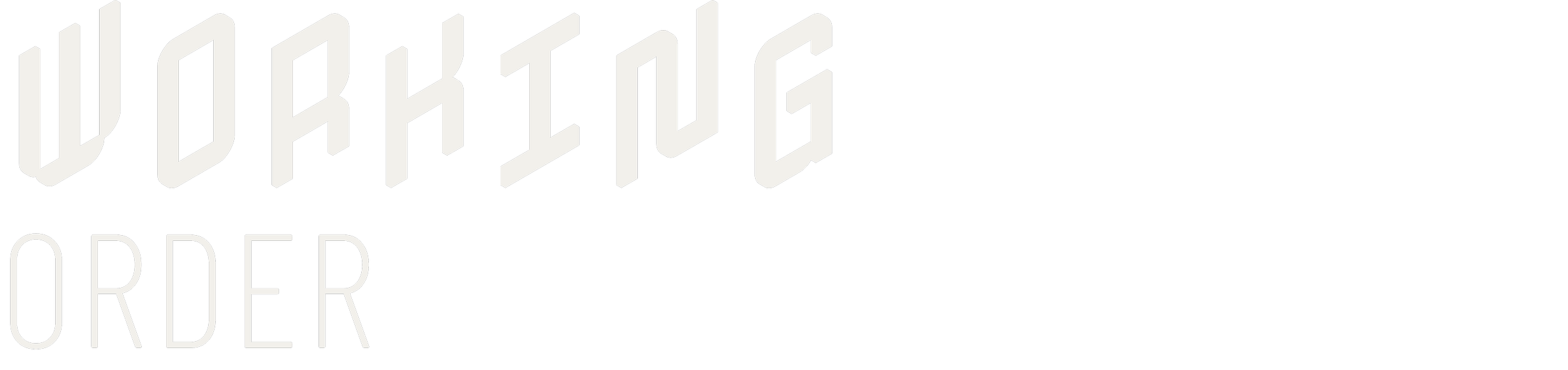 Black background with large white text that reads 'BOOKING ORDER' in stylized font.