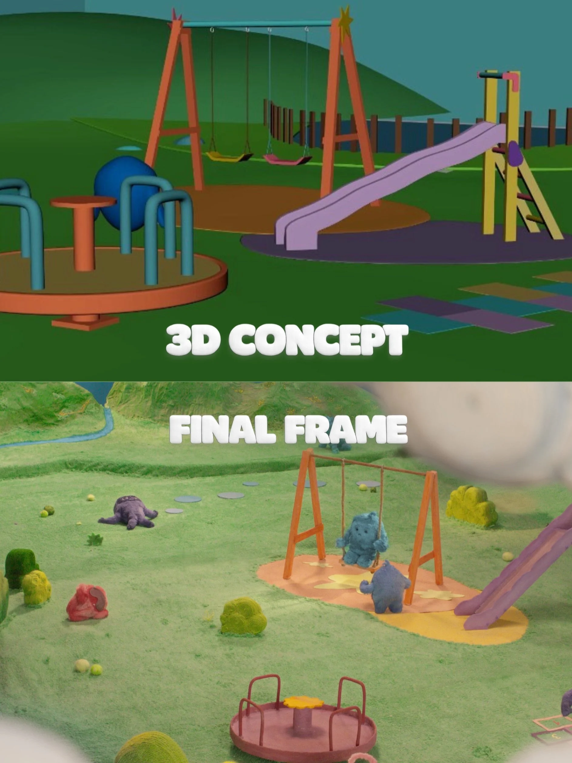 🌿 Here&rsquo;s a look at our garden!

Above is the original 3D concept, and below you can see the final result. Watching an environment grow from an idea into the finished world is one of our favorite parts of development!

&mdash;

🌿 &iexcl;As&iac