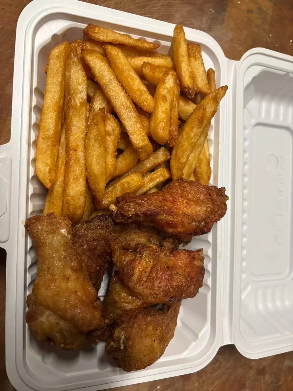 Fries & Chicken Wings