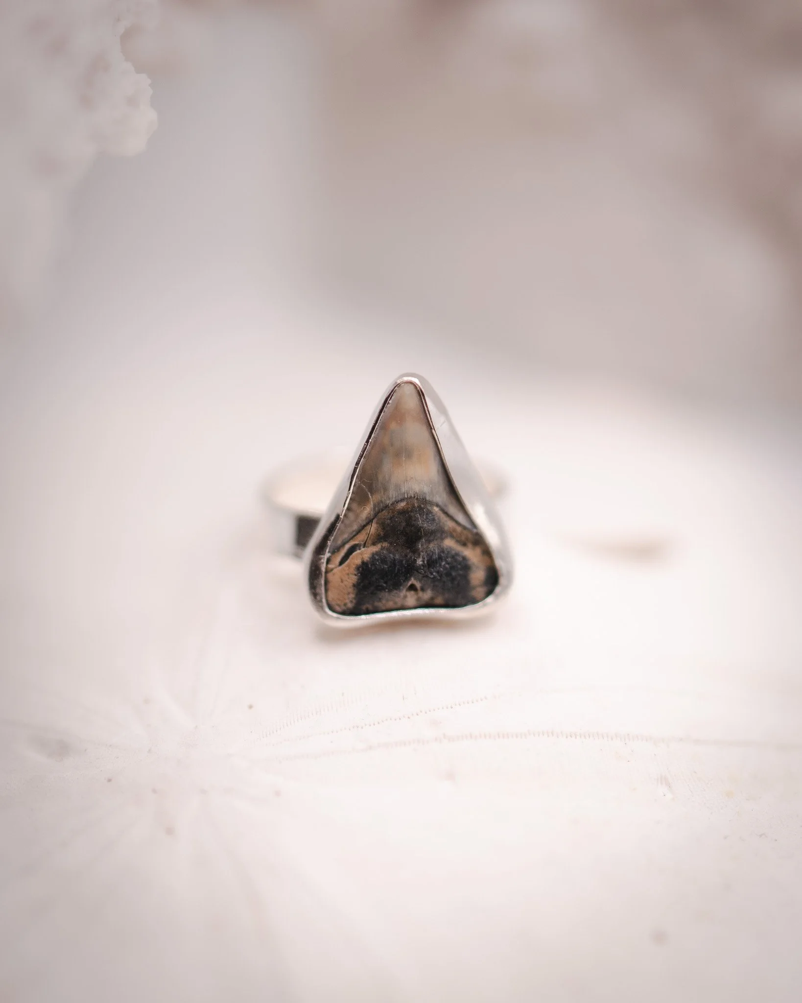 Simple Silver Bull Ring Size 7.5/8.