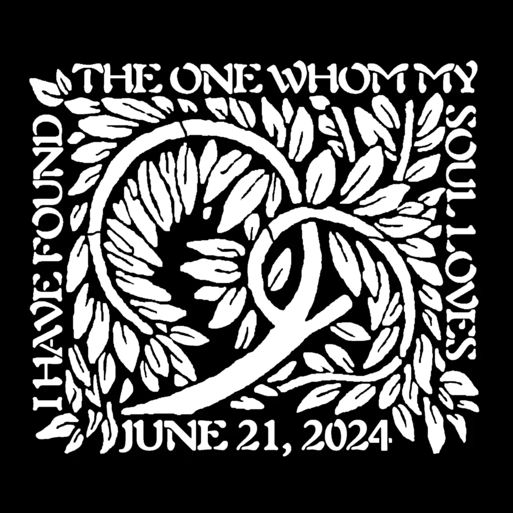 Tree of Life paper cut artwork with a quote from Song of Songs, and a wedding anniversary