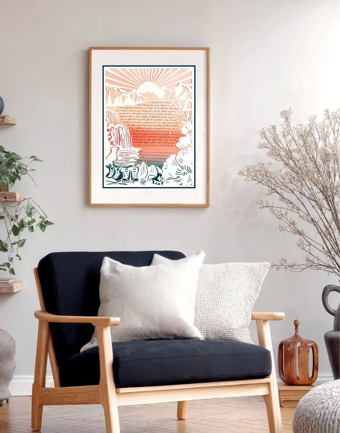 Hiking-Ketubah-hanging-at-home.webp