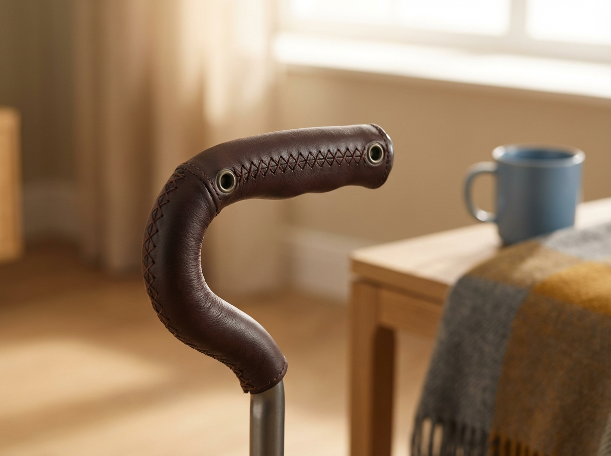 Leather Mobility Cane