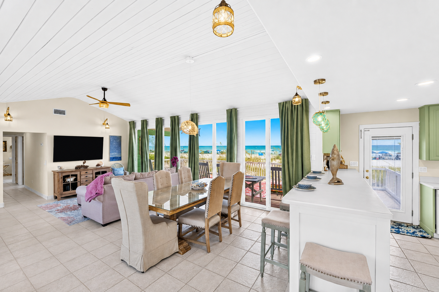 Luxury real estate photography of a modern beach in Orlando, Florida by Palm & Key Media