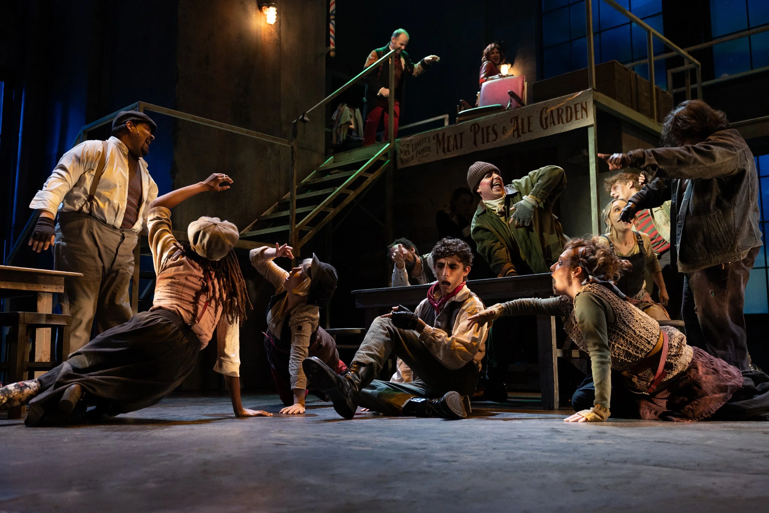Ensemble, Sweeney Todd (June 2026, POTS, dir. Whitney Branan). PC: shotsbyhalo
