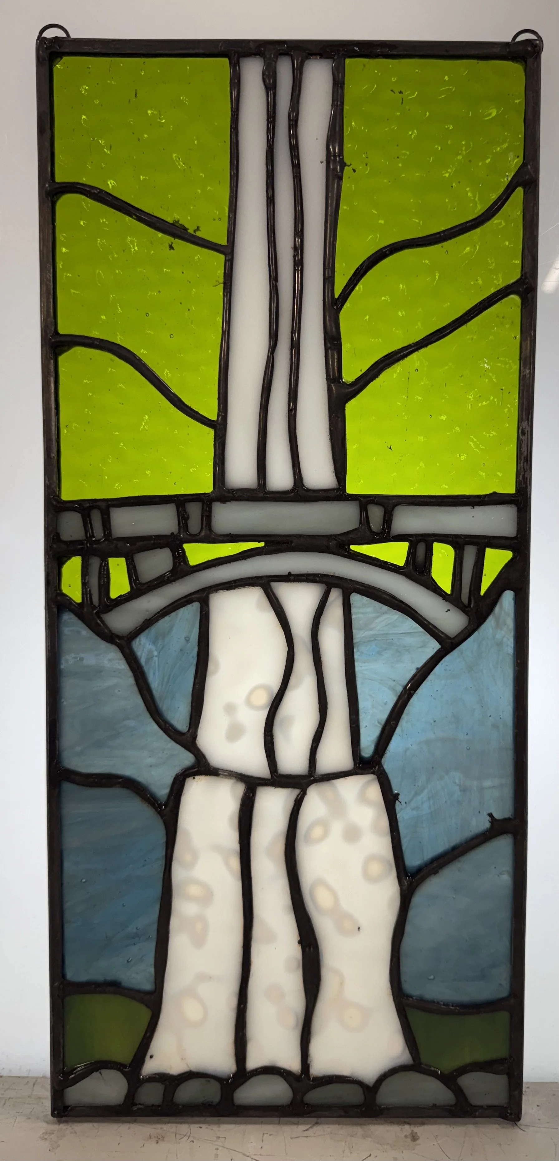 Stained Glass Panels: Portland Area Bridges