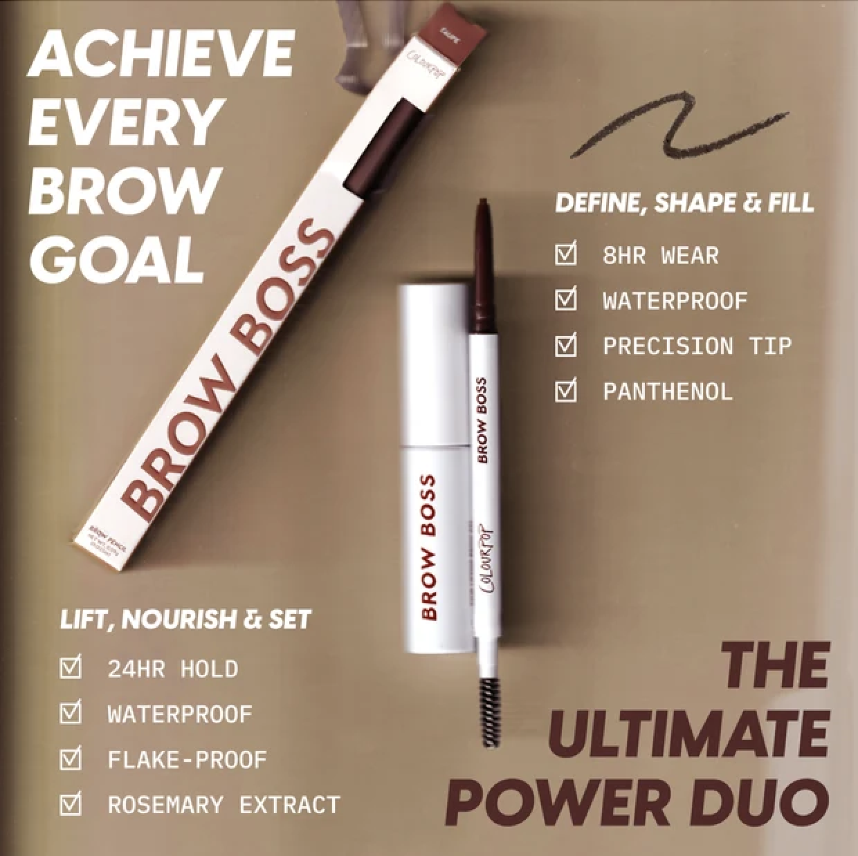 ColourPop Cosmetics - Brow Boss Campaign