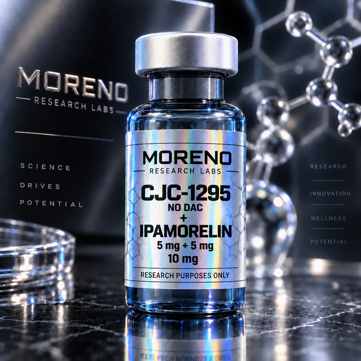 CJC-1295 No DAC + Ipamorelin Blend — 10 mg