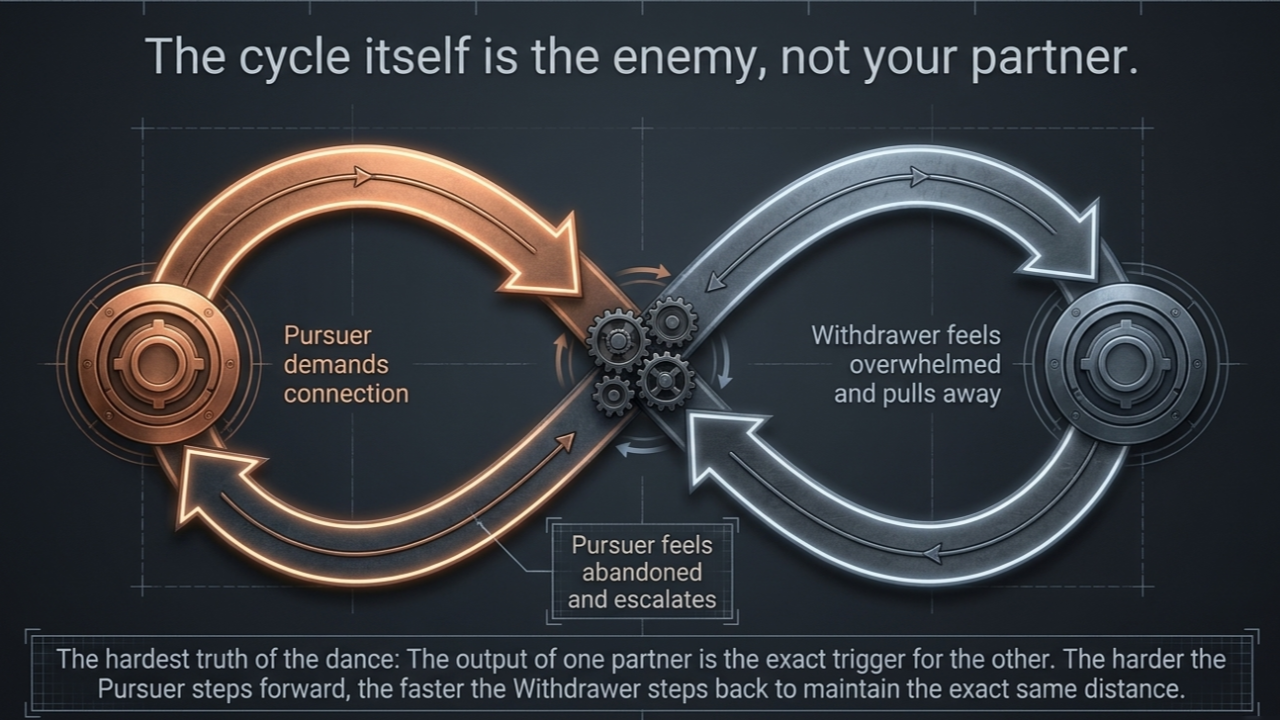 Flip the Magnet: The Pursuer–Withdrawer Dance (and How to Interrupt It)