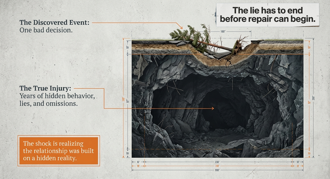 What Betrayal Repair Really Means After a Hidden Double Life - by Dan Oakes MEd LPC CSAT
