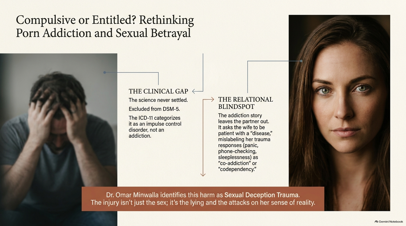 Compulsive or Entitled? Rethinking Porn Addiction and Sexual Betrayal