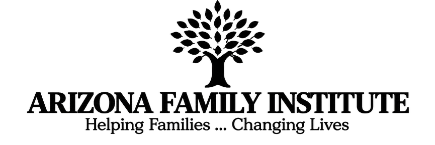 Arizona Family Institute logo with a tree graphic and the tagline 'Helping Families... Changing Lives'.