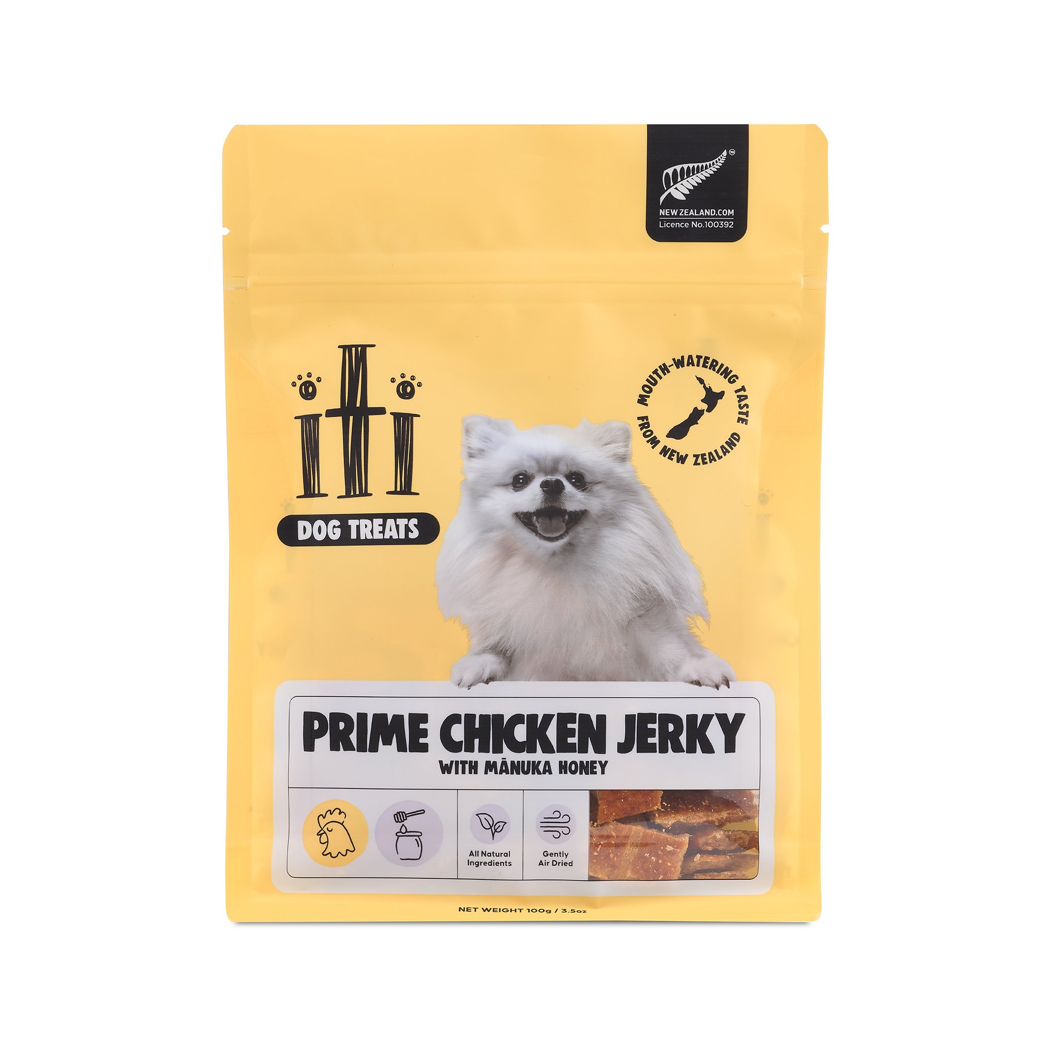 Air Dried Treats - Prime Chicken Jerky with Mānuka Honey