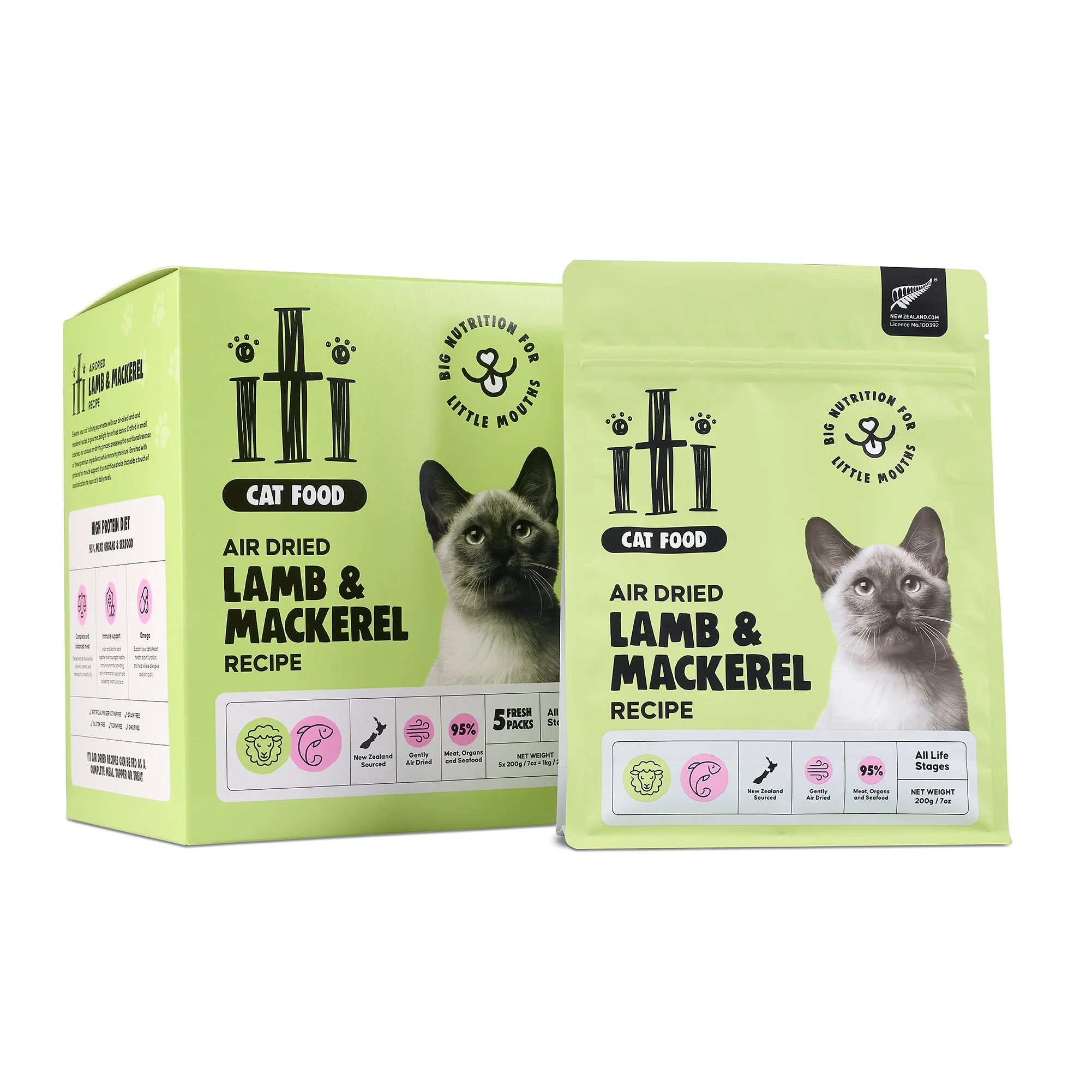1kg Lamb & Makeral (5x200g)