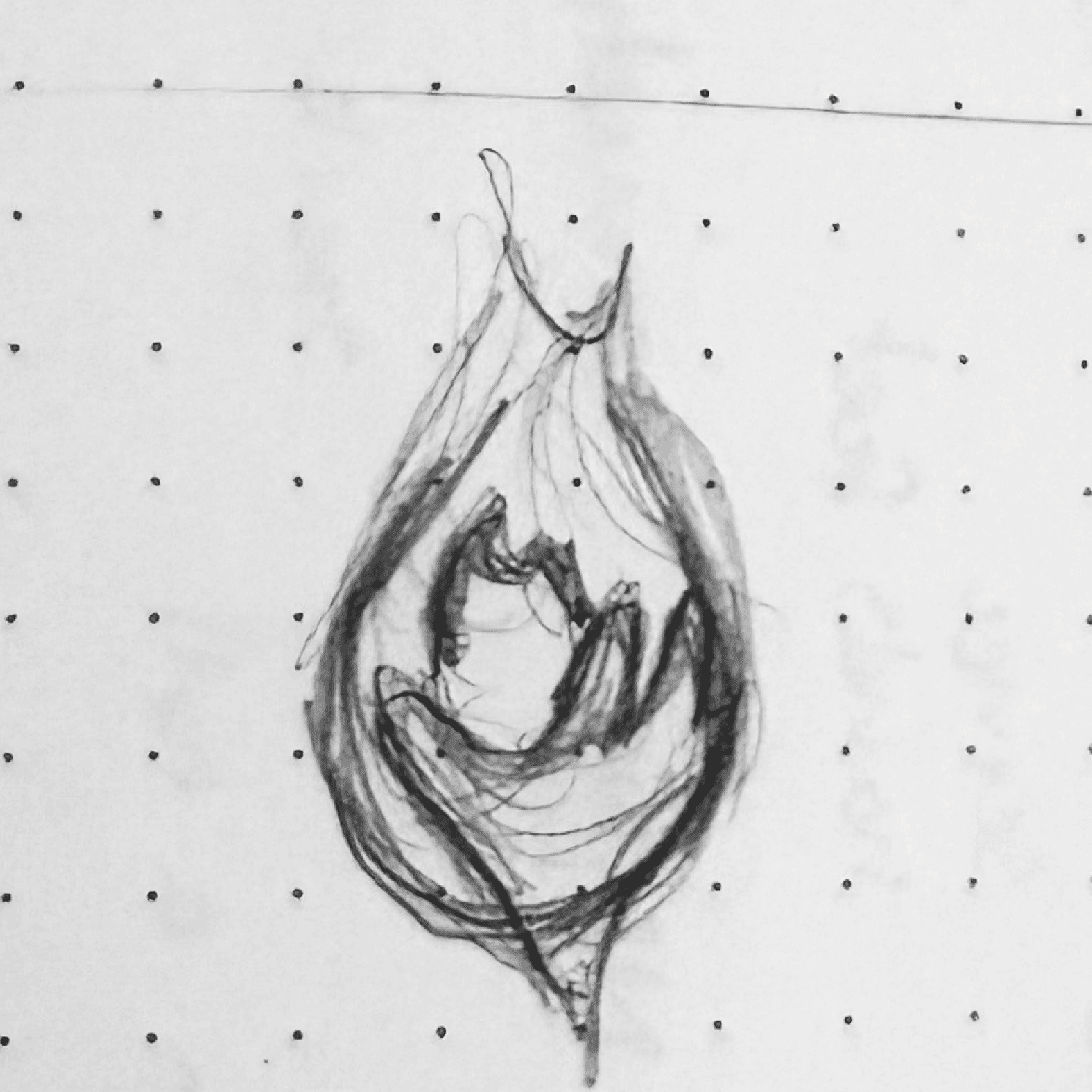 An animated graphic showing the development of a flame icon. The flame is made up of layered hands.