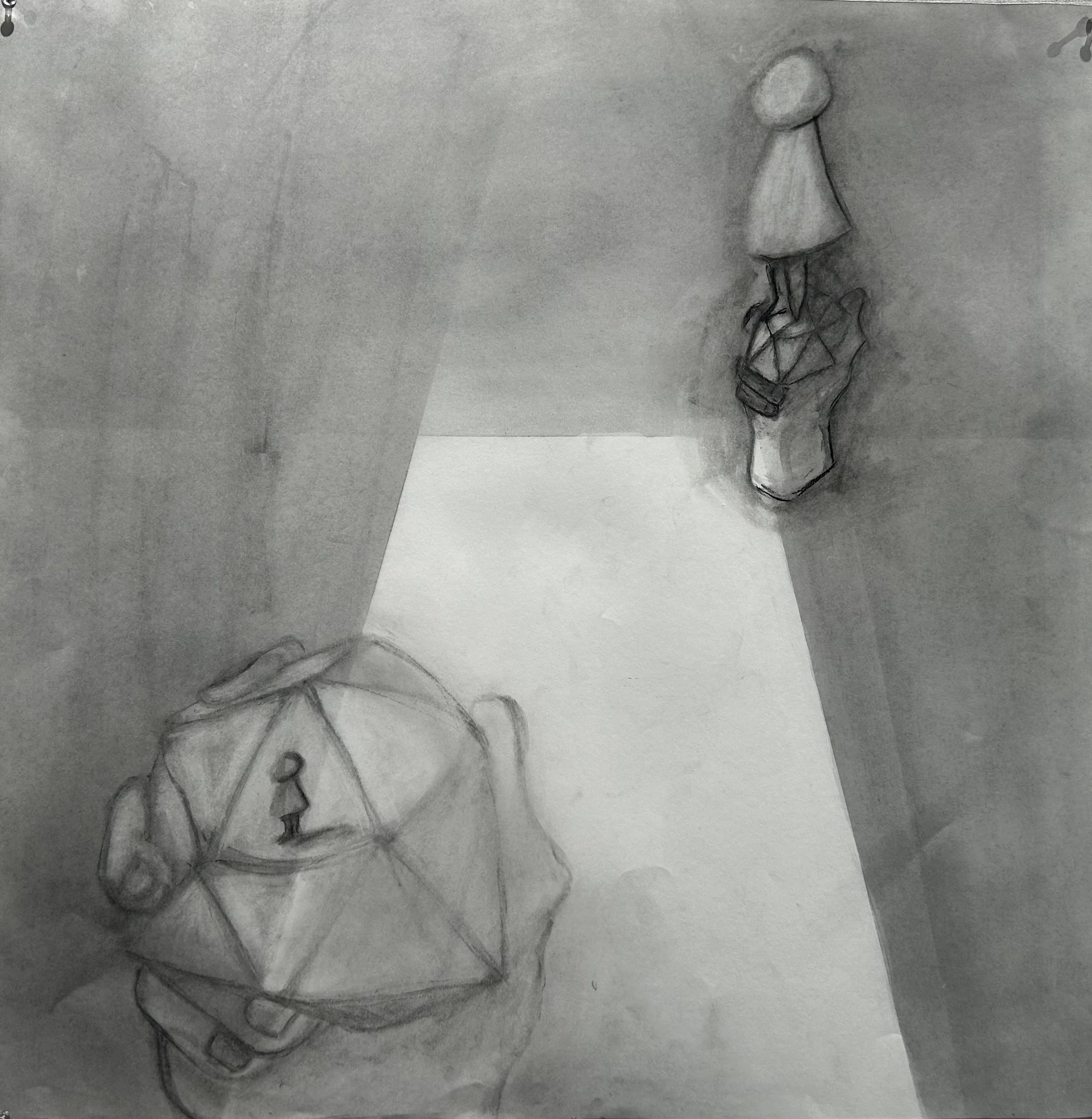 Freedom Vs. Imprisoned 
2023 
Graphite and Pencil 
18 X 18 Pages 
Studio A