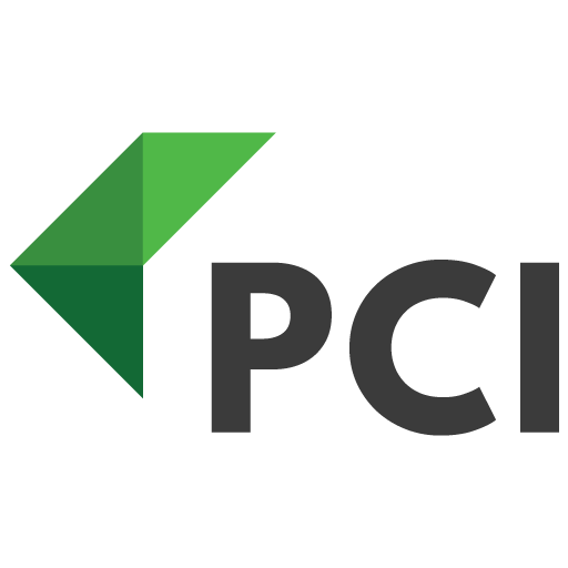 PCI Express logo with a green geometric arrow and the letters 'PCI' in black.