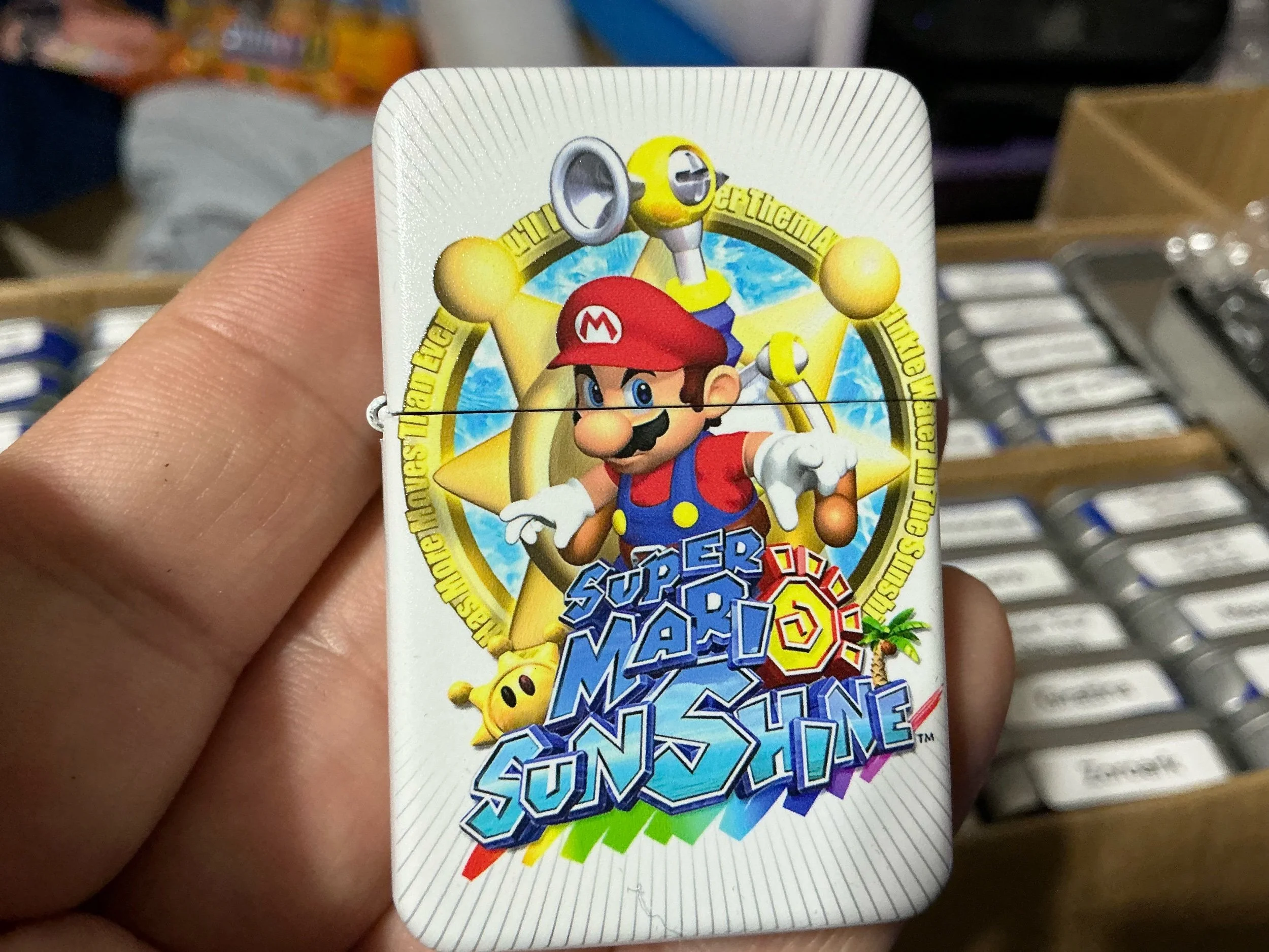 Super Mario Sunshine Flip-Top Lighter