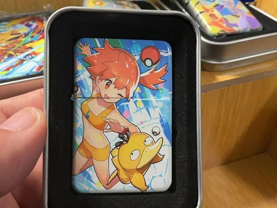 Misty & Psyduck Flip-Top Lighter