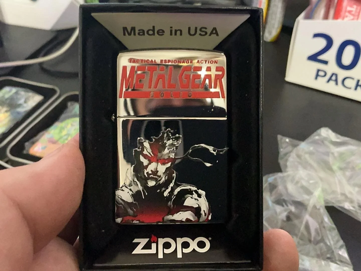 Metal Gear Solid Zippo Lighter