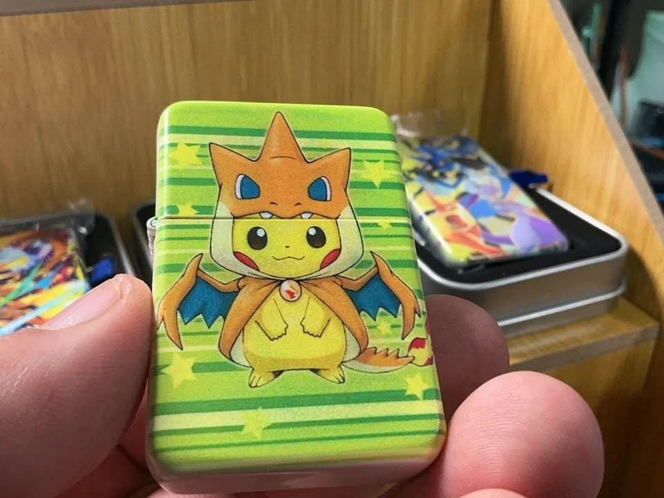 Pikachu Charizard Poncho Lighter