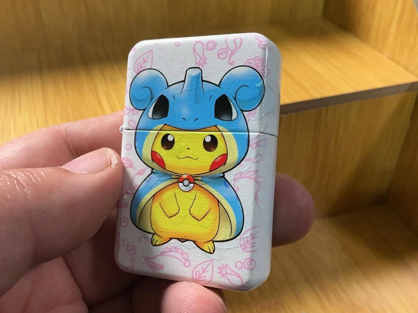 Pikachu Lapras Poncho Flip-Top Lighter