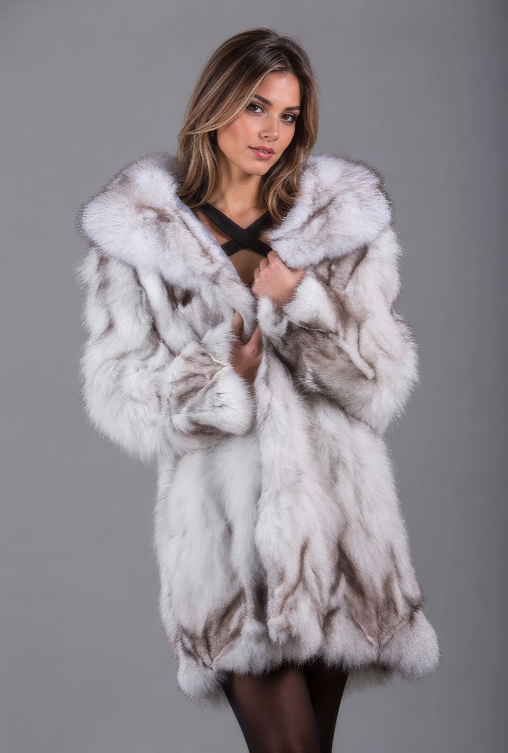Blue Fox Coat