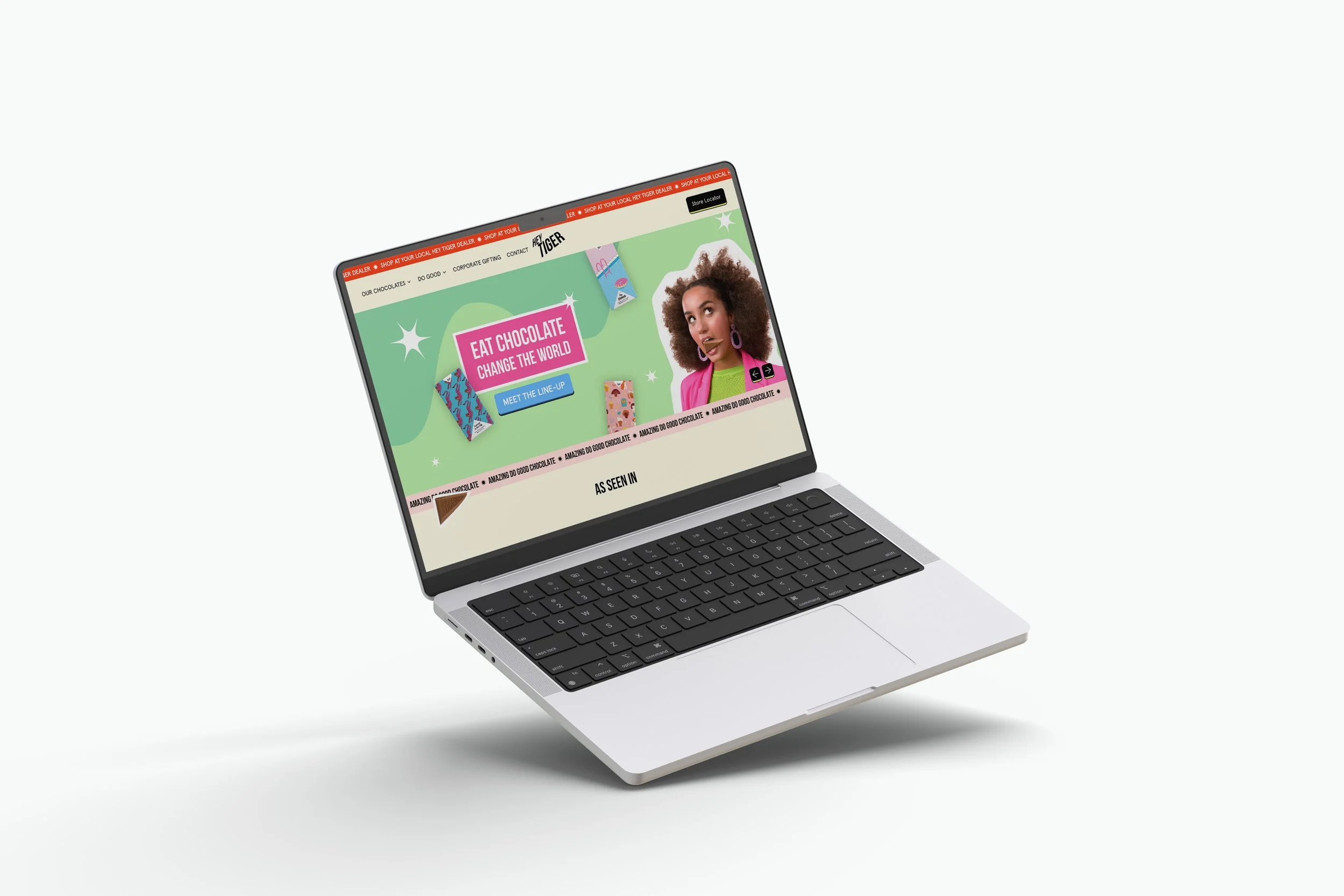 Hey Tiger: Web Banners and Social Media Assets