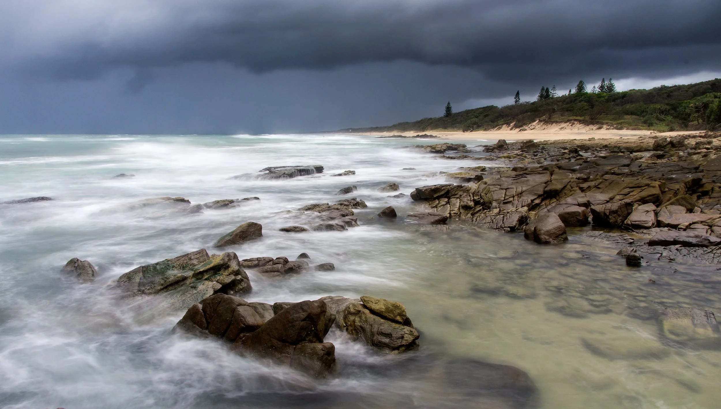 Stormy Weather, Point Arkwright, Coolum