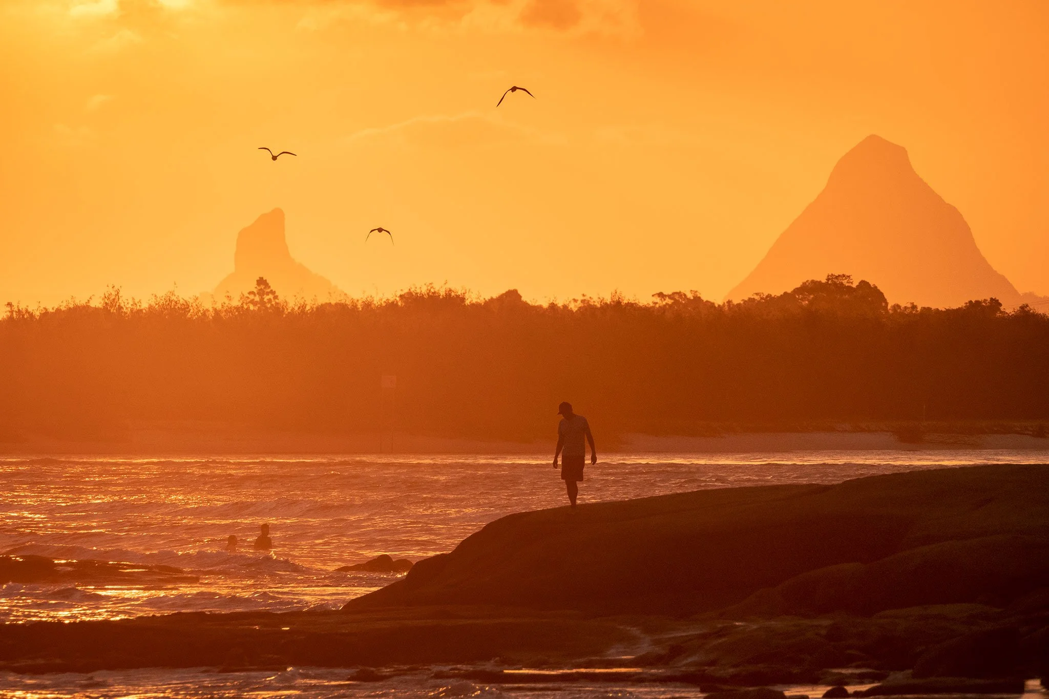 Summer Sunset, Kings Beach, Caloundra