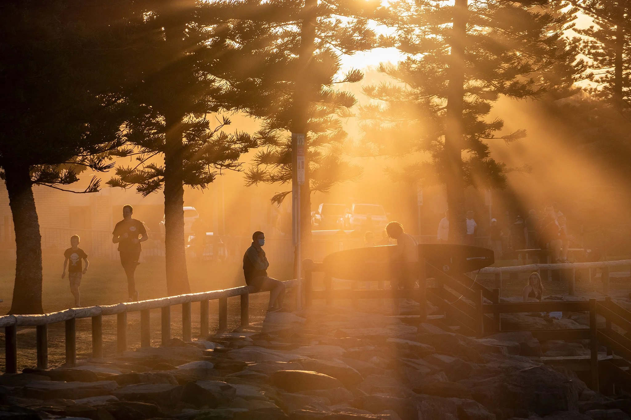 Misty Sunset, Moffat Beach