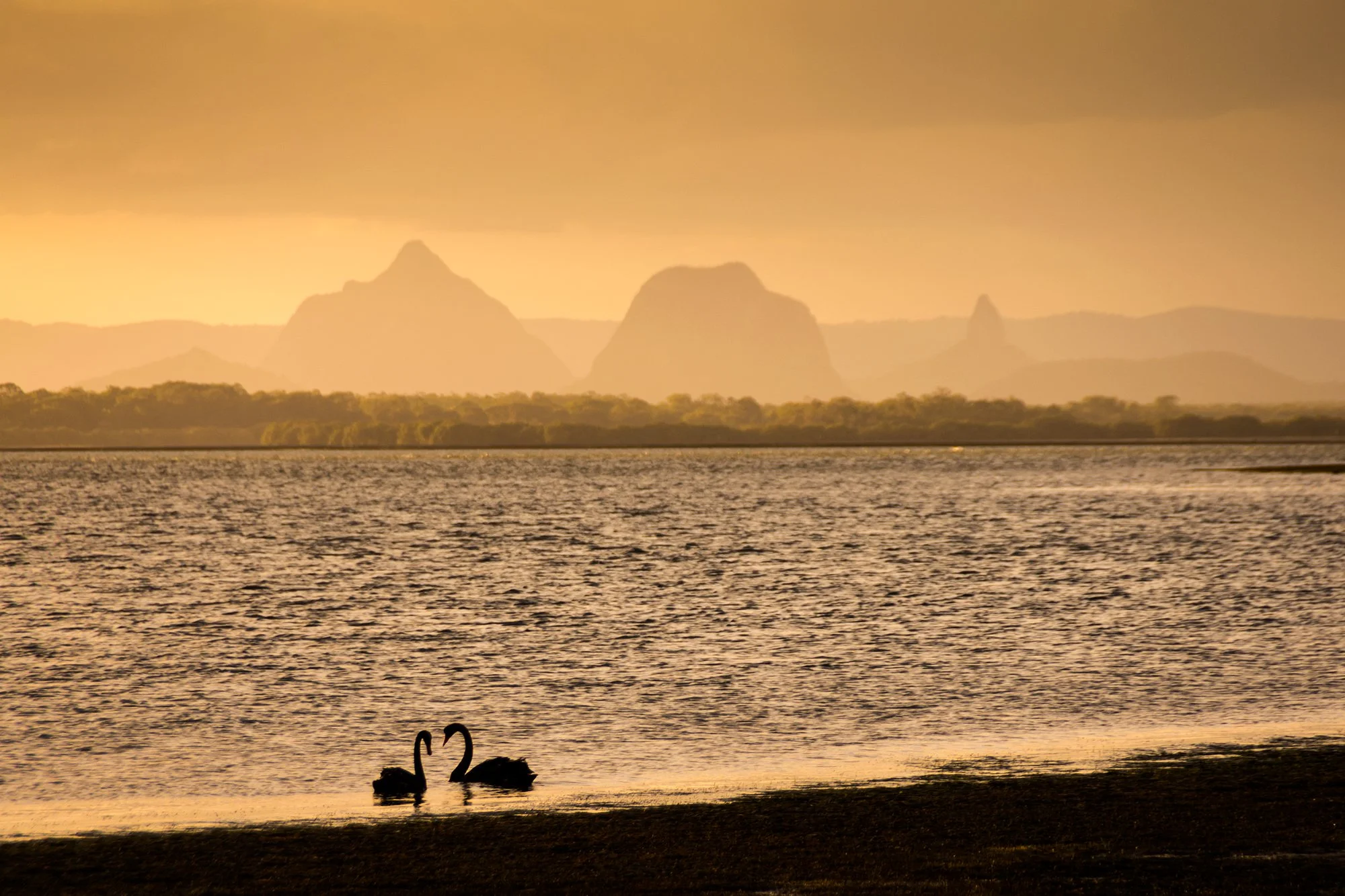 Sunset, Banksia Beach, Bribie Island