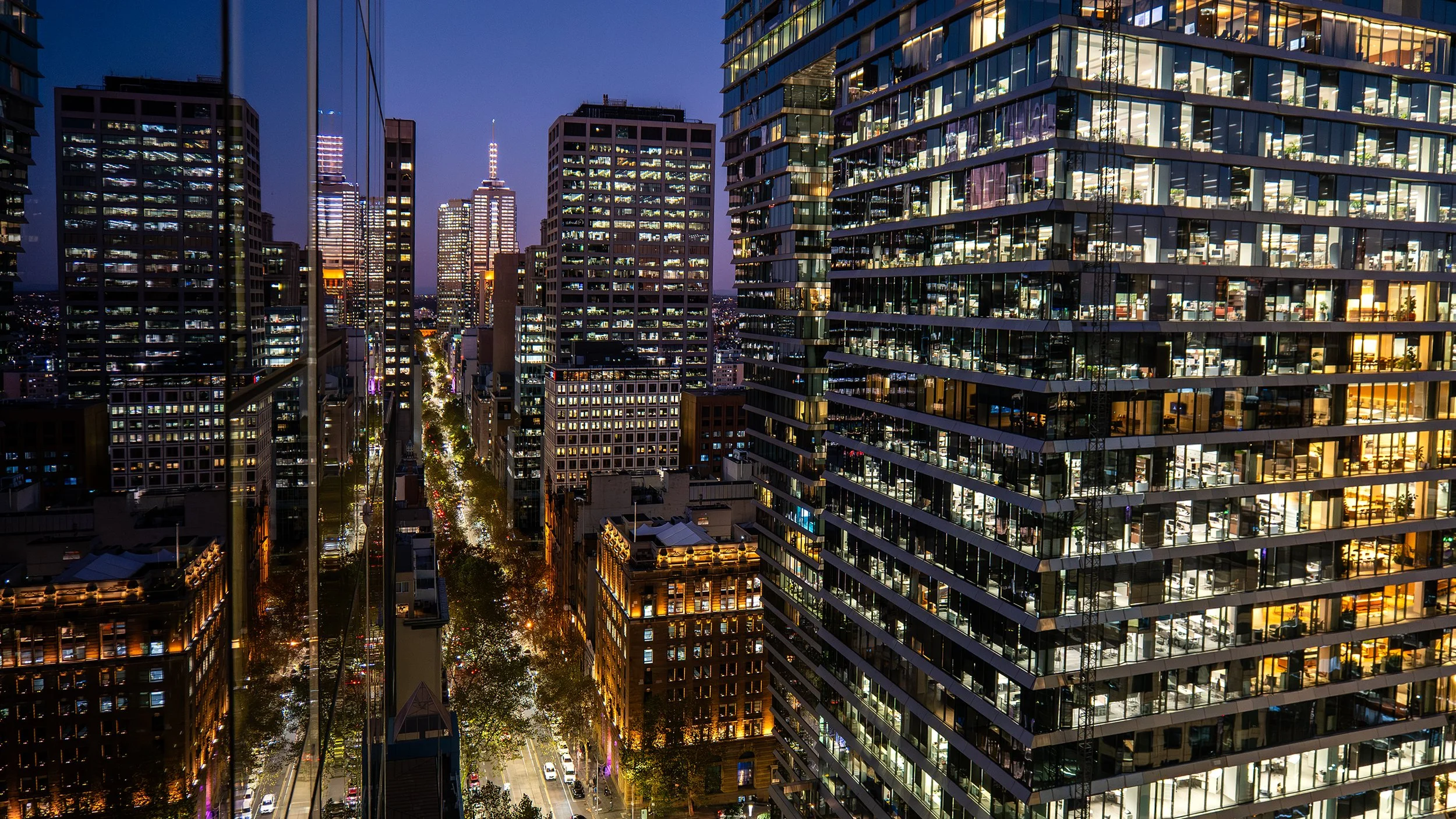 Melbourne City Nightscape
