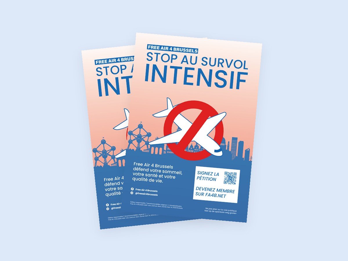 Aperçu du tract A5 « Stop au survol intensif »