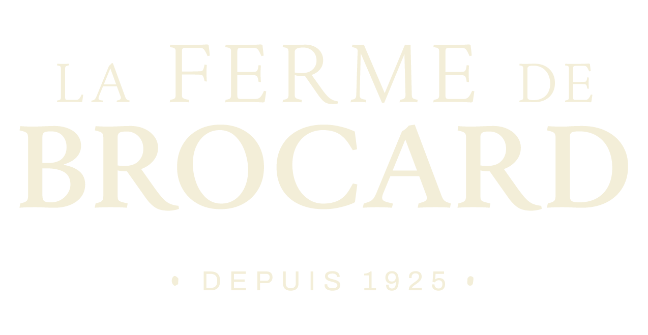 Logo of La Ferme de Brocard, established in 1925.